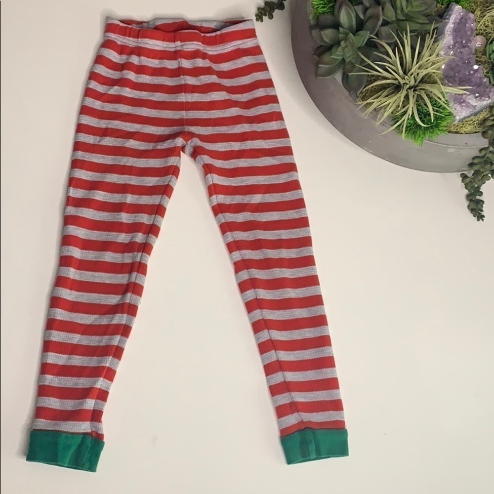 Cater’s 3T Holiday candy cane stripe thermal waffle knit pant toddler
